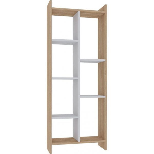 Eden kirjahylly - tammi/valkoinen Eden kirjahylly - tammi/valkoinen