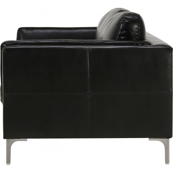 Sohva 3-istuttava musta PU - Cansas + Huonekalujen tahranpoistoaine