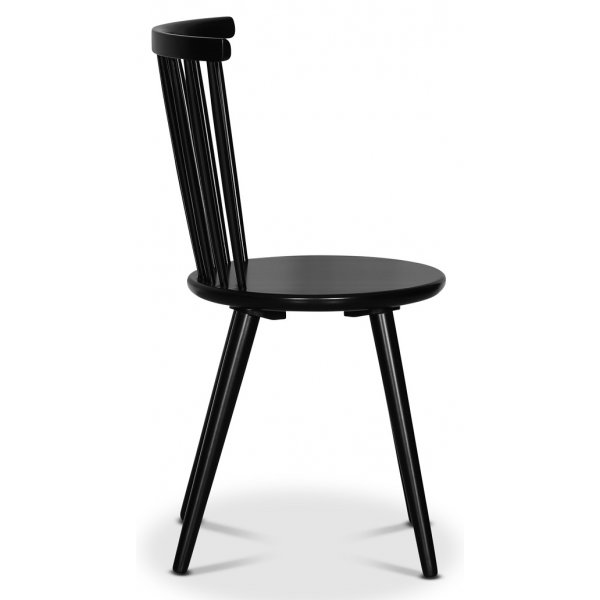 Sintorp ruokailuryhm�, py�re� ruokap�yt� �115 cm sis. 4 mustaa uloketuolia Castor - Valkoinen marmori (laminaatti) + 3.00 x Huonekalujen jalat