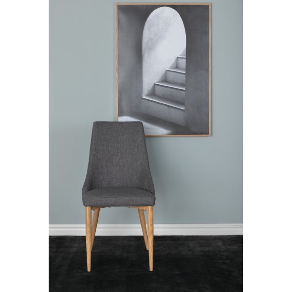 Laila ruokatuoli - Tummanharmaa Laila ruokatuoli - Tummanharmaa