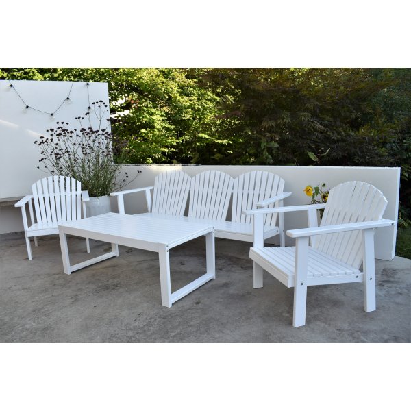 Kungshamn ulkokalusteryhmä - Valkoinen Kungshamn ulkokalusteryhmä - Valkoinen