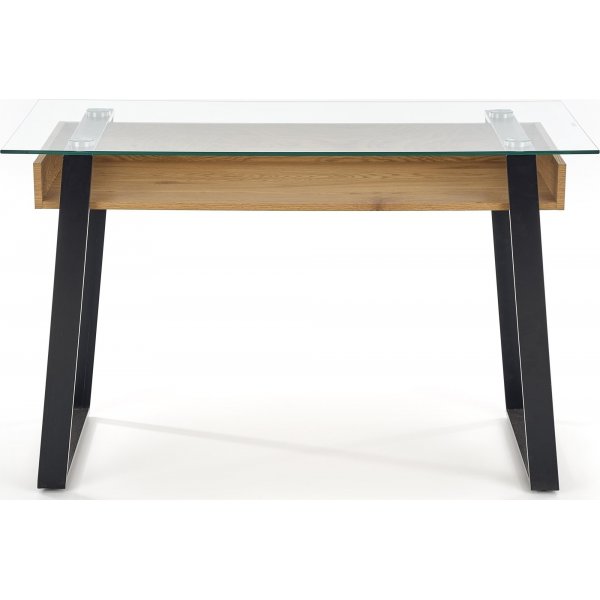 Emma typyt 120 x 60 cm - tammi/musta