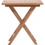 Kenia ruokapyt 70 x 70 cm - teak