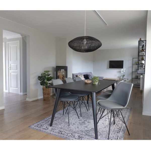 Oslon ruokap�yd�n tuoli - harmaa/musta