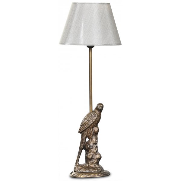 Fågel-lampunjalka k. 56 cm - Mattavärinen, antiikkinen messinki Fågel-lampunjalka k. 56 cm - Mattavärinen, antiikkinen messinki