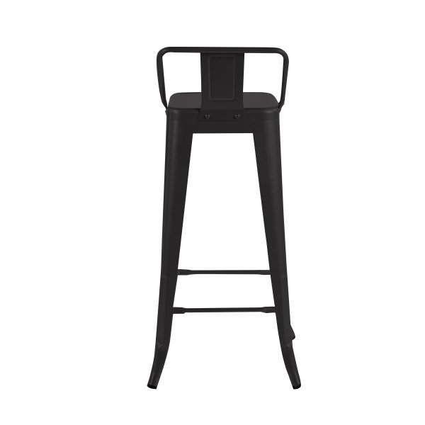 Iris-baarijakkara mustaa metallia - Istuinkorkeus 76 cm Iris-baarijakkara mustaa metallia - Istuinkorkeus 76 cm