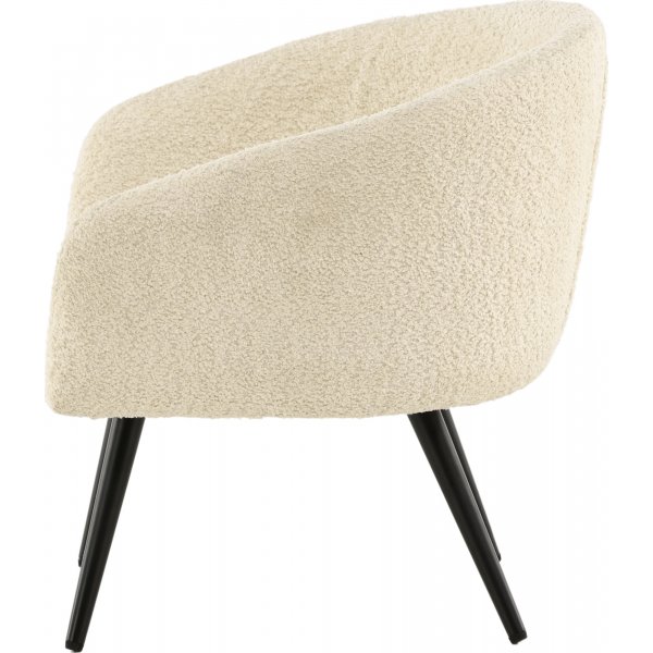 Pörröinen lasten nojatuoli - valkoinen Pörröinen lasten nojatuoli - valkoinen