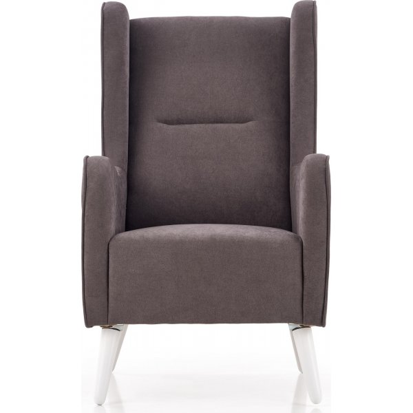 Linsey korvalehden nojatuoli - tummanharmaa Linsey korvalehden nojatuoli - tummanharmaa