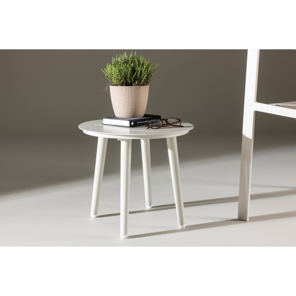 Lina sivupöytä Ø40 cm - beige Lina sivupöytä Ø40 cm - beige