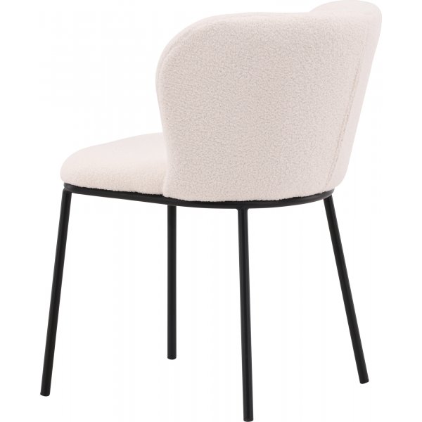 Edina ruokatuoli - Musta/valkoinen Edina ruokatuoli - Musta/valkoinen