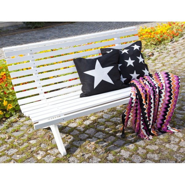 Lillesand 3-istuttava penkki - Valkoinen