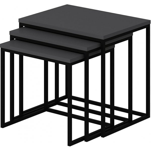 Evia pyt 45/50/55 x 36/38/40 cm - antrasiitti