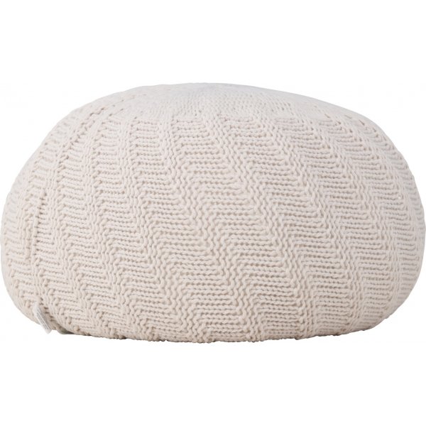 Ted-pouf �45 cm - Luonnonvalkoinen