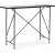 Portland baaripyt 140 cm - Marmori/musta