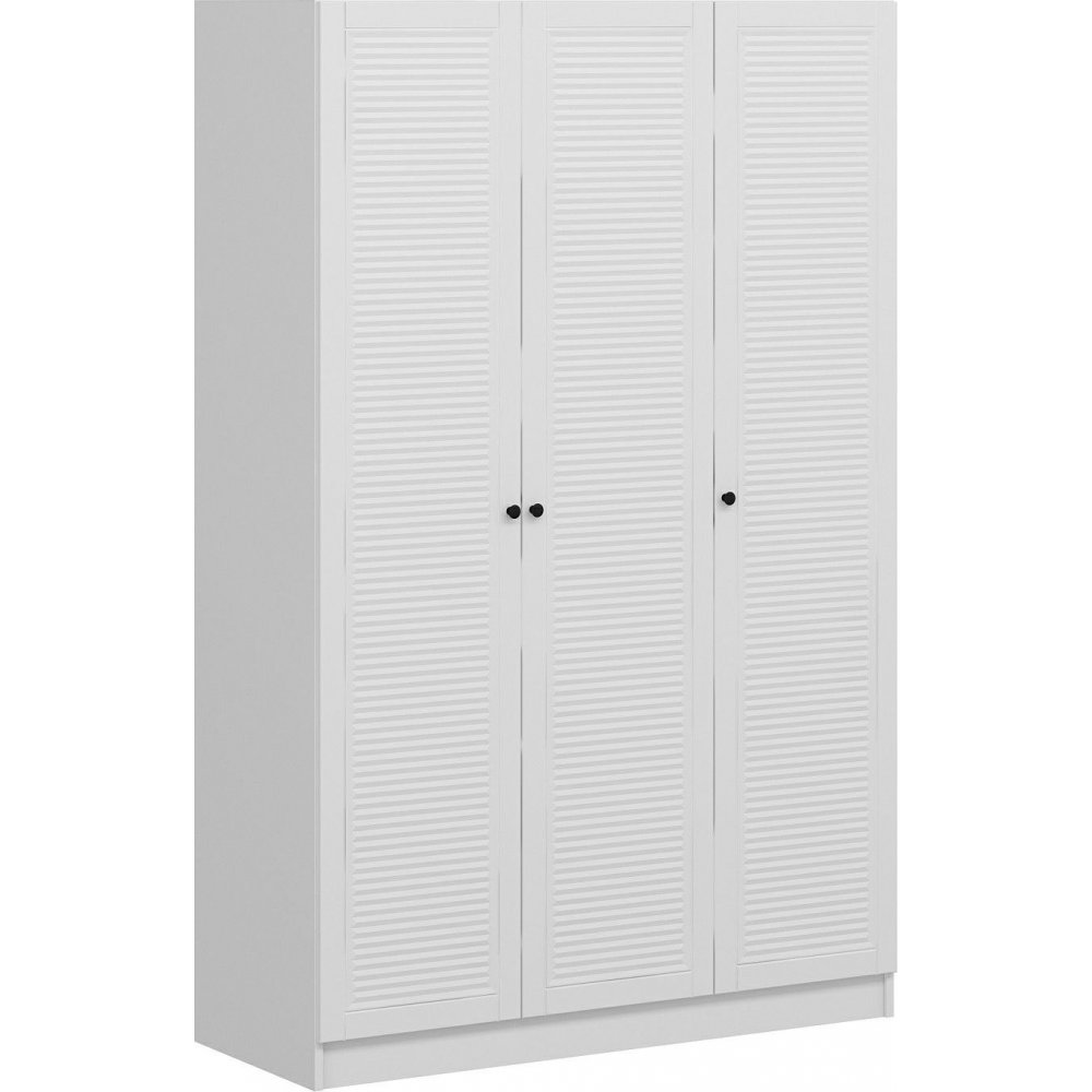 Larett vaatekaappi 135 x 52 x 210 cm - Valkoinen - Vaatekaapit