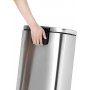 Totte roskakori 30 l - hopea