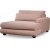 River divaani sohva oikea - vaaleanpunainen