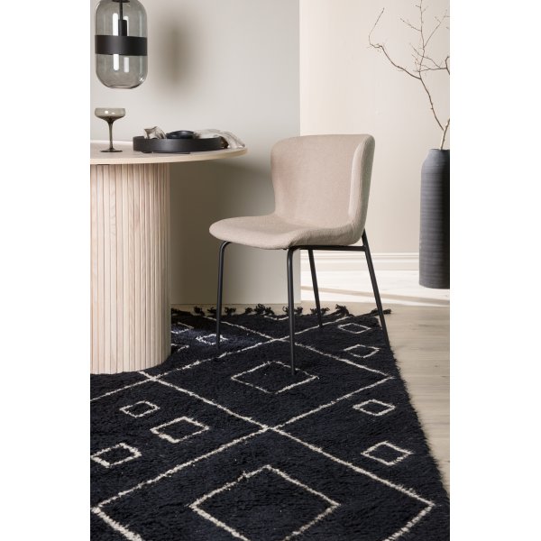 David-villamatto - Musta/valkoinen David-villamatto - Musta/valkoinen