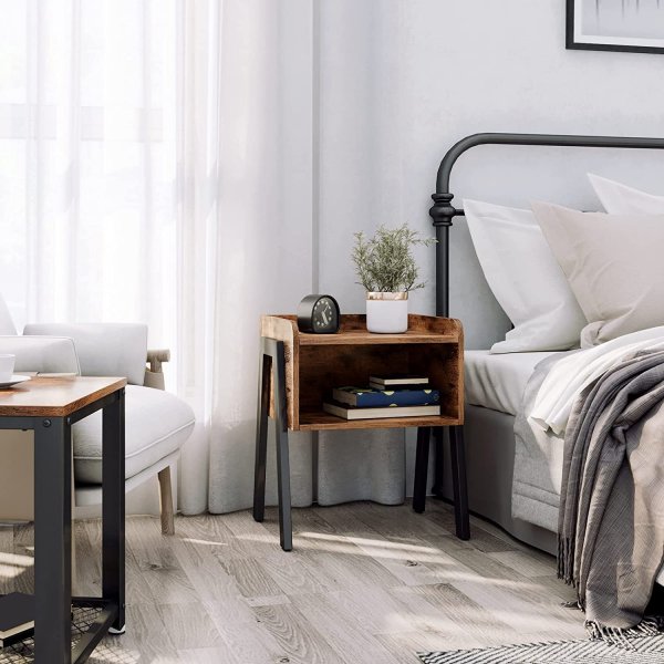 Sakarias sivupöytä 46 x 35 cm - Ruskea/musta Sakarias sivupöytä 46 x 35 cm - Ruskea/musta