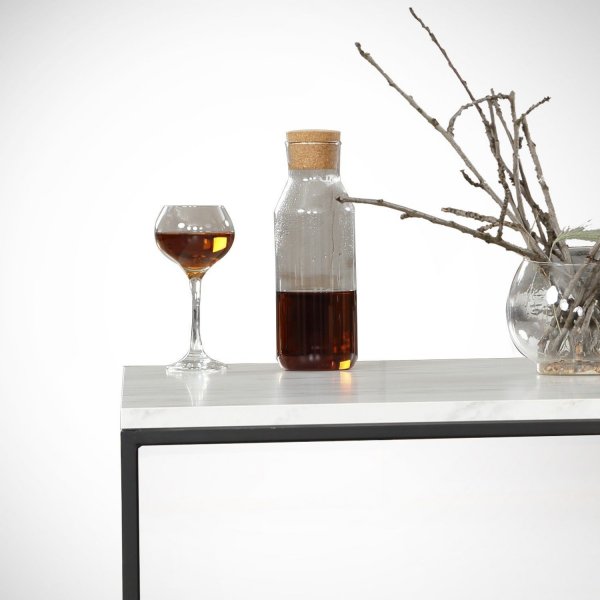 Poly-sohvap�yt� 75 x 75 cm - Valkoinen/musta