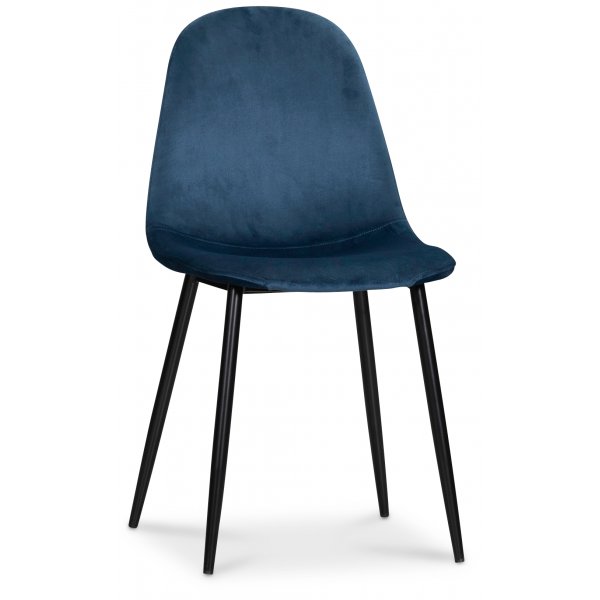 Smokey ruokailuryhmä, pyöreä ruokapöytä + 4kpl Carisma-samettituolia - Sininen + 4.00 x Tuolin tyyny Smokey ruokailuryhmä, pyöreä ruokapöytä + 4kpl Carisma-samettituolia - Sininen + 4.00 x Tuolin tyyny