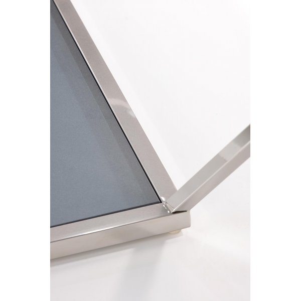 Puerto sohvapöytä 100 x 100 cm - Savustettu lasi Puerto sohvapöytä 100 x 100 cm - Savustettu lasi