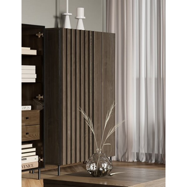 Piemonten kaappi - Portland tuhka/musta Piemonten kaappi - Portland tuhka/musta