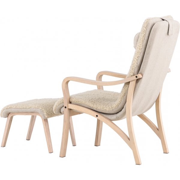 Fårö lepotuoli - ruskea Fårö lepotuoli - ruskea