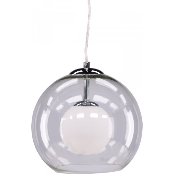 Roche kattovalaisin - Läpinäkyvä/kromi/valkoinen Roche kattovalaisin - Läpinäkyvä/kromi/valkoinen