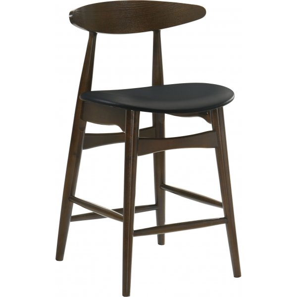 Ruokailuryhm Florence-baaripyt 90x90 ja 2 baarijakkaraa - Phkinpuu/musta