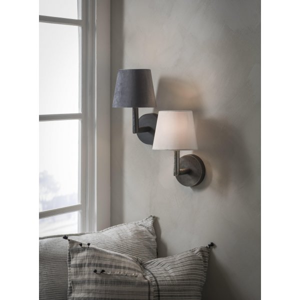 Columbus seinävalaisin - Rustic musta - 22 cm Columbus seinävalaisin - Rustic musta - 22 cm