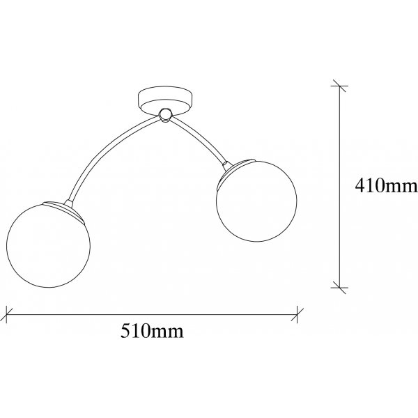 Chromozom kattovalaisin 1005 - musta Chromozom kattovalaisin 1005 - musta