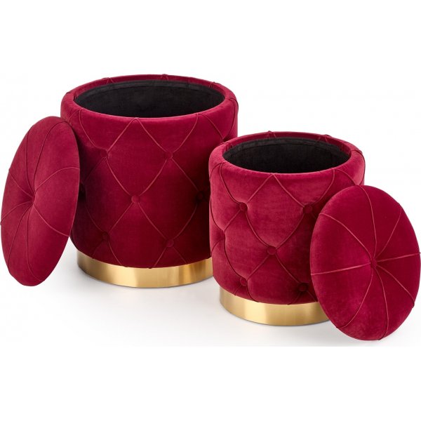 Hitch pouf - punainen Hitch pouf - punainen