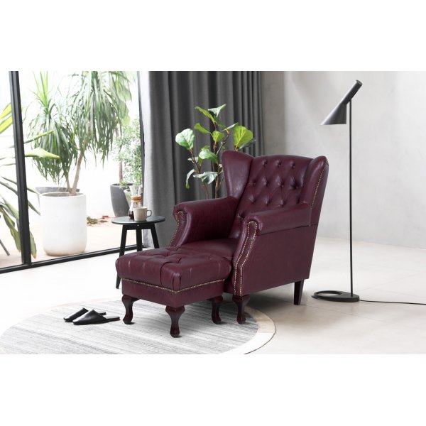 Vivaldino-rahi - Oxblood Vivaldino-rahi - Oxblood