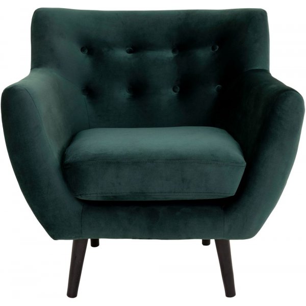 Monte-nojatuoli - tummanvihreä/musta Monte-nojatuoli - tummanvihreä/musta