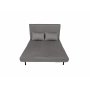 Vuodesohva Helsingborg - Vaaleanharmaa sametti | 193 cm