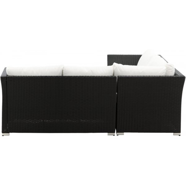 Haiti kulmasohvaryhmä - musta/valkoinen Haiti kulmasohvaryhmä - musta/valkoinen