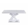 Ingrid-ruokapöytä, jatkettava 120-160 cm - Valkoinen marmori Ingrid-ruokapöytä, jatkettava 120-160 cm - Valkoinen marmori