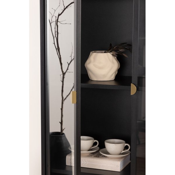 Alexanderin vitriinikaappi - musta