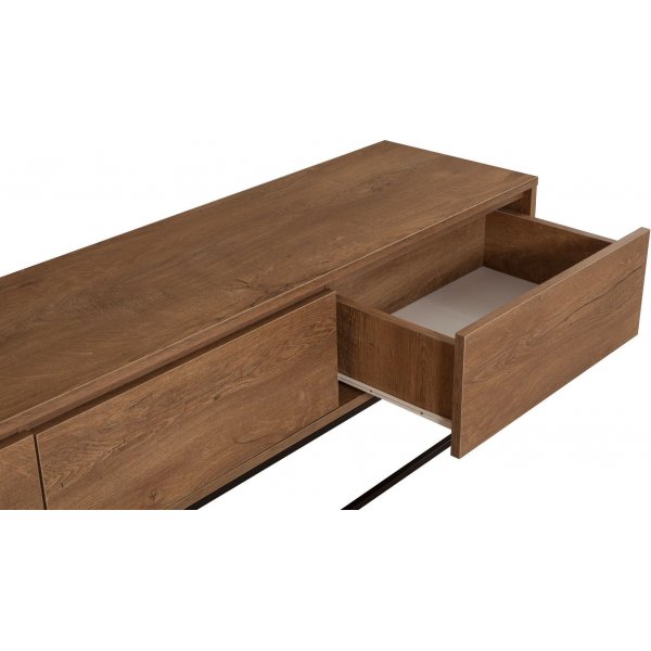 TV-taso phkinpuu 180 cm - Milo + Huonekalujen jalat