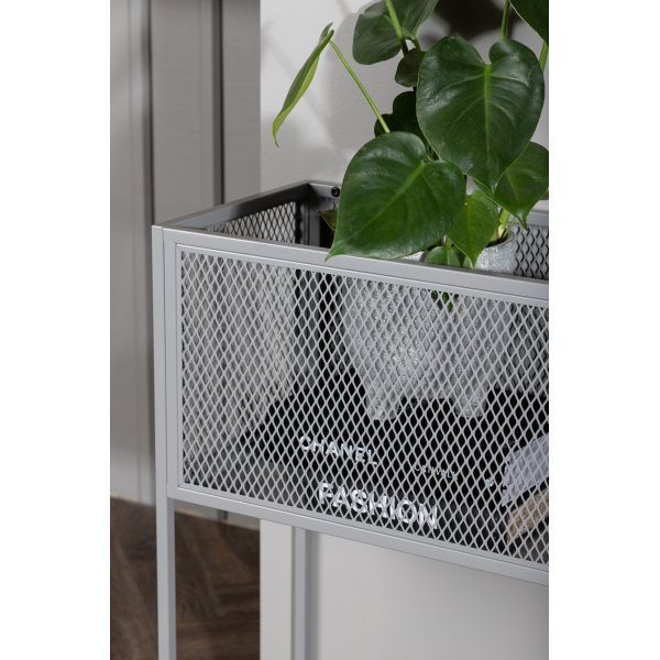 Teo kohokuviohylly - Vaaleanharmaa Teo kohokuviohylly - Vaaleanharmaa