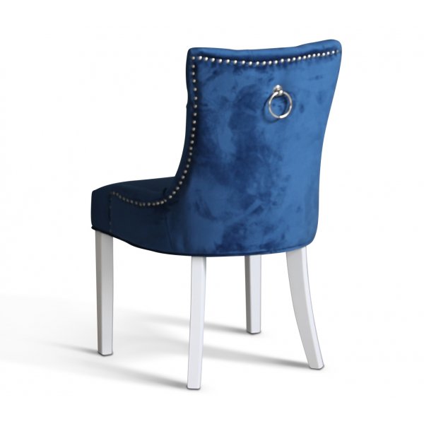 Dalslandin ruokailuryhmä: Pyöreä pöytä tammi/valkoinen ja 4 Blue Tuva -tuolia + 3.00 x Huonekalujen jalat Dalslandin ruokailuryhmä: Pyöreä pöytä tammi/valkoinen ja 4 Blue Tuva -tuolia + 3.00 x Huonekalujen jalat