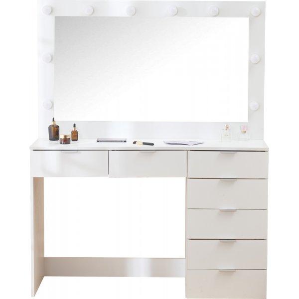 Meikkipöytä valaistuksella ja säilytystilalla / Gigi Meikkipöytä valaistuksella ja säilytystilalla / Gigi