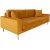 Lido 3-istuttava sohva - keltainen