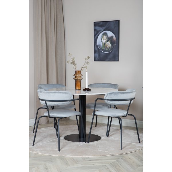 Tellrunkoinen tuoli - harmaa Tellrunkoinen tuoli - harmaa