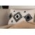 Melissa tyynynpllinen 50 x 30 cm - Musta/valkoinen