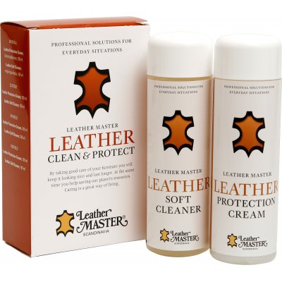Leather Clean & Protect Mini puhdistusneste - 2 x 100 ml