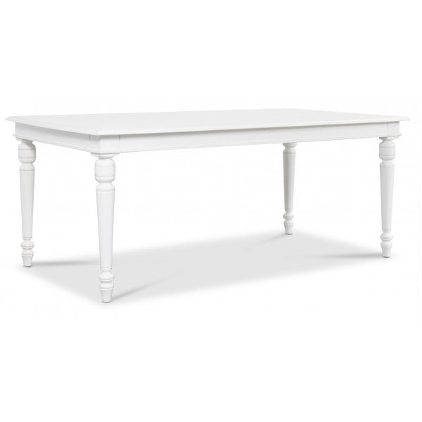 Paris-ruokailuryhmä 180 cm valkoinen pöytä + 6 kpl mustaa Gaston-ruokatuolia Paris-ruokailuryhmä 180 cm valkoinen pöytä + 6 kpl mustaa Gaston-ruokatuolia