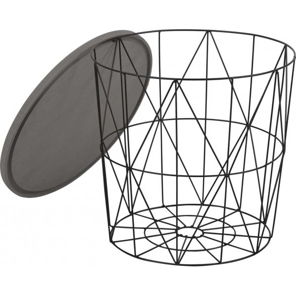 Roseanne lamppupöytä - Harmaa / musta Roseanne lamppupöytä - Harmaa / musta