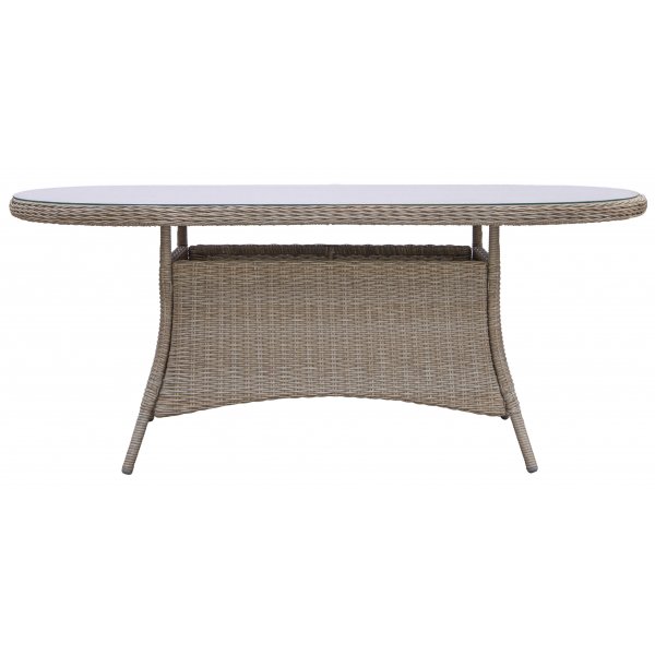 Soikea puutarhapöytä Menton - 180x100 | Luonto Soikea puutarhapöytä Menton - 180x100 | Luonto